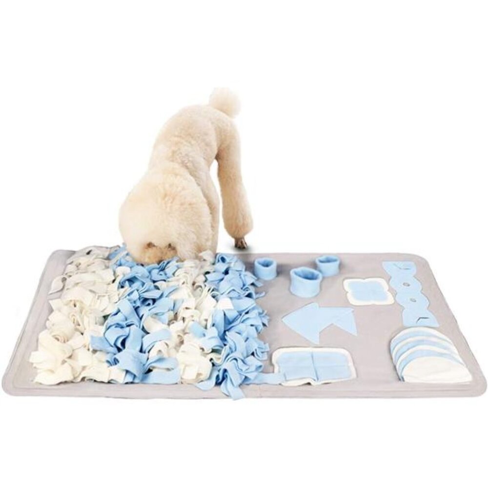 Snuffle Mat for Small Large Dogs Nosework Feeding Mat (23.6"x39.4") Easy to Fill